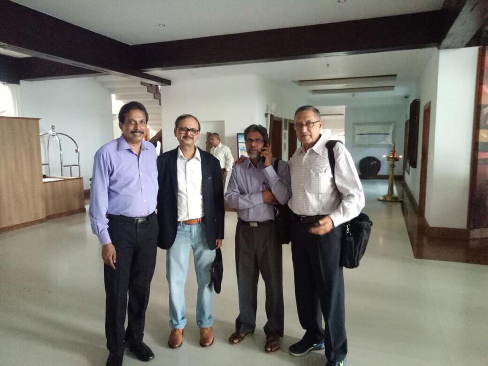 Drs Ramesh Kumar, Vipin Vashishtha, PNN Pisharoddy, and S.G. Kasi, South Pedicon, Kollam